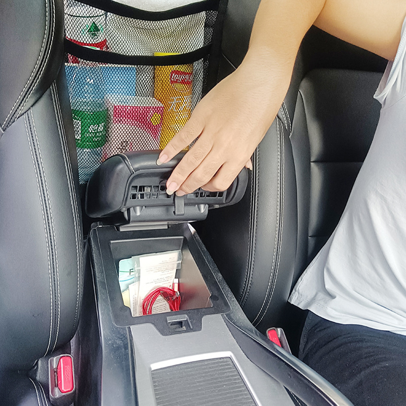  Car Net Pocket Handbag Holder 3 Layer Car Net Pocket Four-Side Elasticity Car Purse Net between Front Seats for Backseat Kids Dogs Or Pets Car Net Barrier
