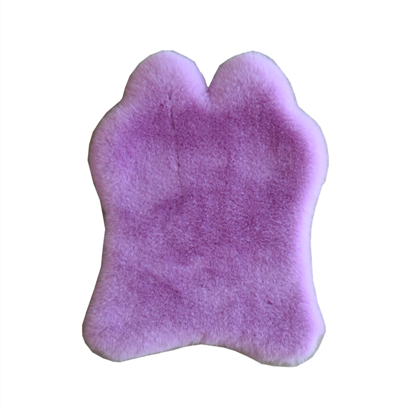 Rabbit Plush Armrest Cover Auto Center Armrest Cover Car Soft Console Pad Fur Car Armrest Pad Cover for Most Car Box Decoration Protector