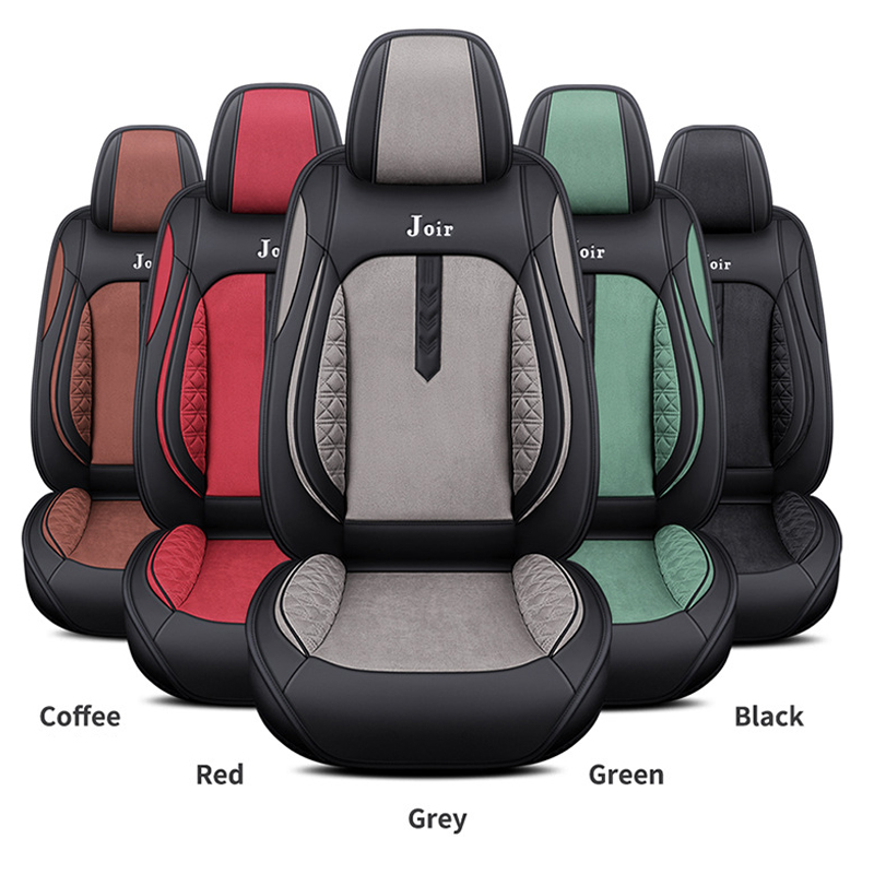  Universal Alcantara Car Seat Cover Leather Car 5 Seat Mat 